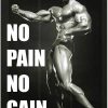 Arnold Schwarzenegger No Pain No Gain Shower curtain Official Cbum Merch