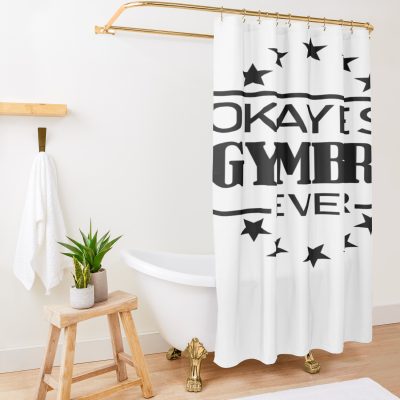 Okayest Gymbro Ever Shower curtain Official Cbum Merch