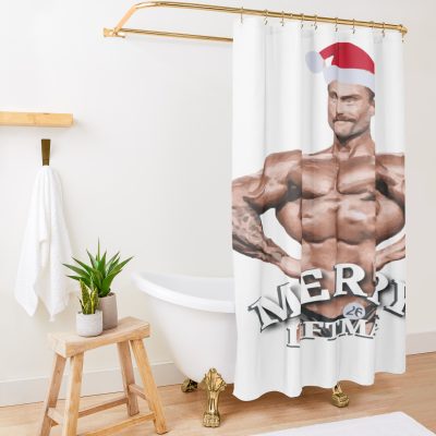 Merry Liftmas Shower curtain Official Cbum Merch