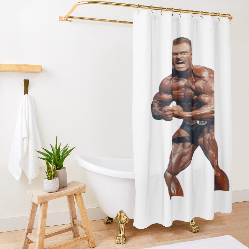 Cbum Most Muscular Shower curtain Official Cbum Merch