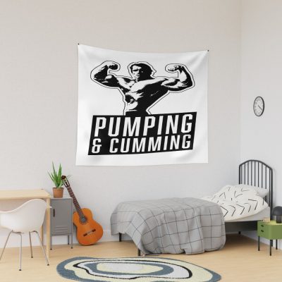 Original Arnold Schwarzenegger Pumping and Cumming Tapestries Official Cbum Merch
